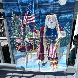Festive Santa Claus Holiday Flag 28x36